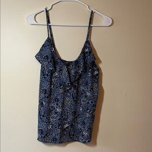 Floral Blue Women's Top
